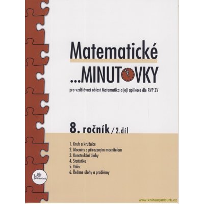 Matematické minutovky pro 8. ročník - 2. díl – Hledejceny.cz