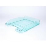 Victoria plastový odkladač transparentní zelený – Sleviste.cz