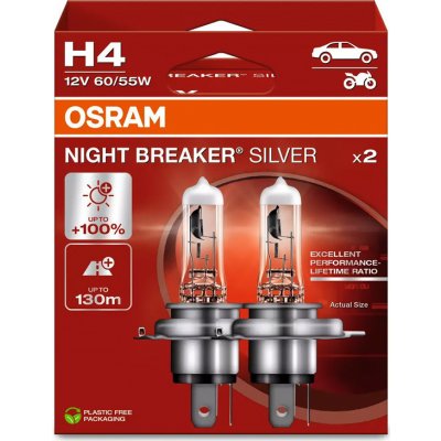 Osram Auto Night Breaker Silver H4 P43t 12V 60/55W 64193NBS-2HB | Zboží Auto