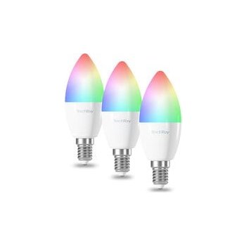 TechToy Chytrá žárovka 6W E14 RGB ZigBee 3ks TSL-LIG-E14ZB-3PC