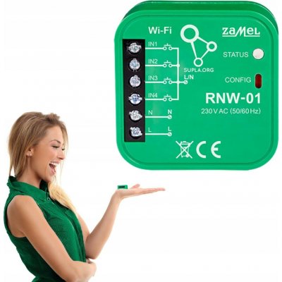 ZAMEL SUPLA WI-FI 4-VSTUPOVÉ ROZHRANÍ RNW-01 – Sleviste.cz