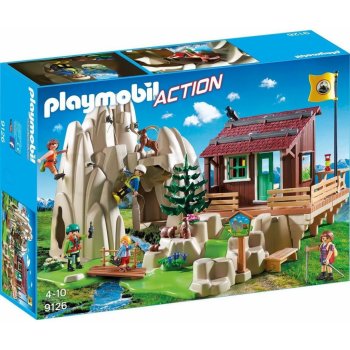 Playmobil 9126 Horolezecká stěna s horskou chatou