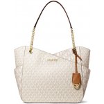 Michael Kors jet set large chain shoulder bag logo vanilla – Zboží Mobilmania
