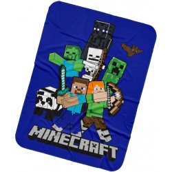 TipTrade Deka fleecová Minecraft Time to Mine