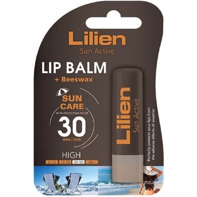 Lilien sun active lip balm SPF 30 4,5 g – Zboží Mobilmania