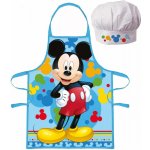Euroswan Dětská zástěra s kuchařskou čepicí Mickey Mouse Disney – Hledejceny.cz