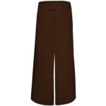 Link Kitchen Wear Bistro zástěra s rozparkem X962 Brown 100x100cm – Hledejceny.cz