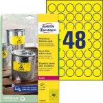 Avery Zweckform L6128-20 Odolné etikety 30 mm 960 ks žlutá – Sleviste.cz
