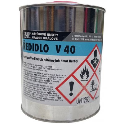 Akzo Nobel ŘEDIDLO HERBOL V 40 0,7 L – Zboží Mobilmania