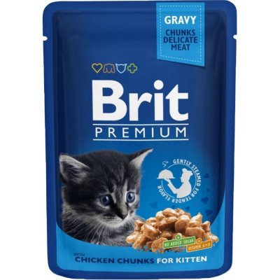 Brit Premium Cat Chicken Kitten 100 g – Zboží Mobilmania