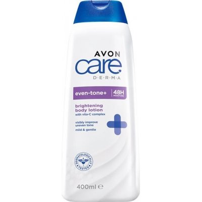 Avon Care Derma Even-Tone + rozjasňující tělové mléko s kompexem vita-C 400 ml
