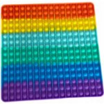 Pop It Rainbow antistresová hračka čtverec Jumbo XXL 30 cm – Zboží Mobilmania