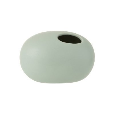 Světle zelená keramická oválná váza Pastel Green S - 16*10*10,6 cm - J-Line by Jolipa – Hledejceny.cz