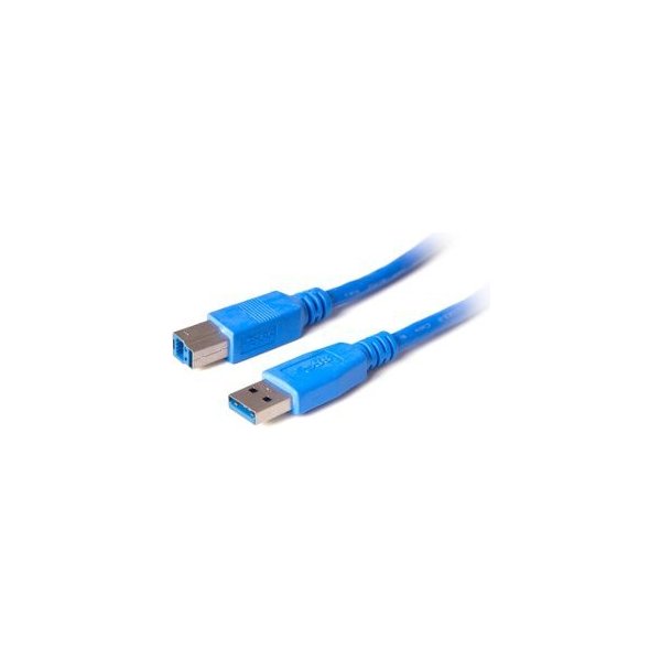 usb kabel Digitalbox DBBL-USB30AMBM18 BASIC.LNK kabel USB 3.0 AM-BM 1,8m 5Gbps, modrý