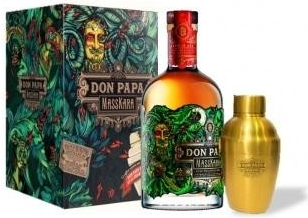 Don Papa Masskara 40% 0,7 l (dárkové balení shaker)