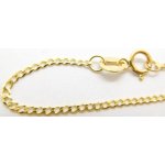 Klenoty Budín Dámský zlatý náramek ze žlutého zlata PANCER 585/0,60gr 19cm HK7116 – Sleviste.cz