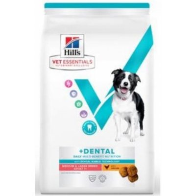 Hill’s Vet Essentials DENTAL Adult Med&Large chicken 2 kg – Hledejceny.cz