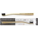Swissdent Profi Whitening Active Coal Soft kartáček s měkkými štětinami s aktivním uhlím Gold – Hledejceny.cz