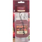 Yankee Candle Black Cherry papírová visačka 3 ks | Zboží Auto