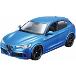 Bburago Alfa Romeo Stelvio modrá 1:24 – Zboží Dáma
