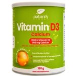 Nature´s Finest Vitamin D3 + calcium 150 g – Hledejceny.cz