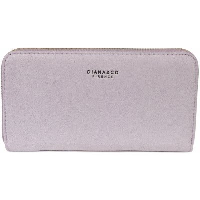 Diana & Co Dámská semišová peněženka Diana&Co 3390-2 fialová lila 9001660-1