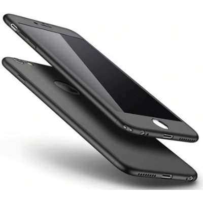 Pouzdro Full protection 360° + tvrzené sklo Apple iPhone 7 Plus/8 Plus černé – Zbozi.Blesk.cz