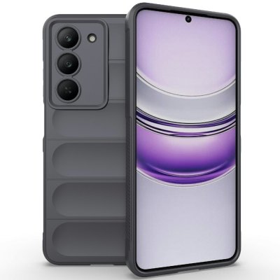 Rugg odolný gelový obal na Realme 14x 5G - tmavěšedý – Zboží Živě