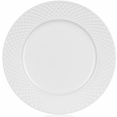 Banquet Dezertní talíře Diamond Line bílé 20,2 cm 6 ks – Zboží Mobilmania