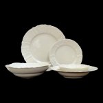 Thun 1794 BERNADOTTE talířová souprava ivory 25 dílná – Zboží Dáma