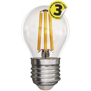 Emos LED žárovka Filament Mini Globe A++ 4W E27 neutrální bílá
