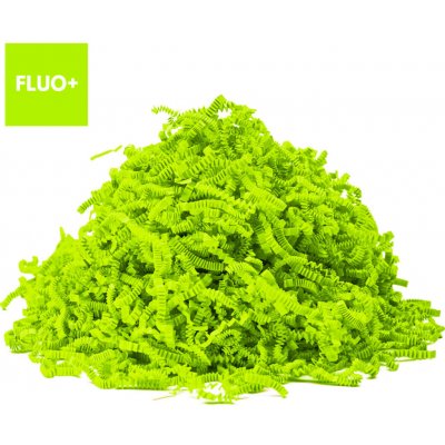 Zelená fluorescenční papírová výplň do krabic Fancypack Hmotnost: 1kg, Typ výplně: Stlačená verze – Hledejceny.cz