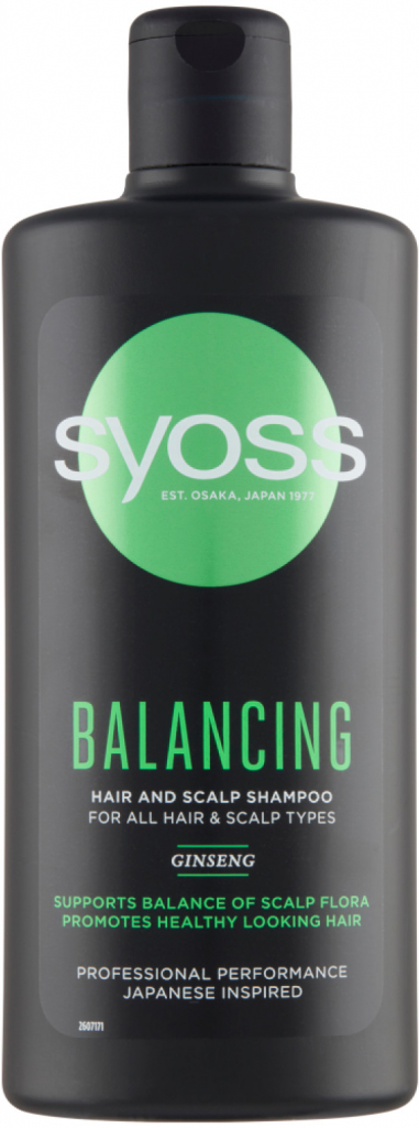 Syoss Balancing šampon pro všechny typy vlasů a vlasových pokožek 440 ml