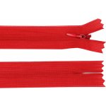 Spirálový zip skrytý No 3 délka 65 cm dederon, malé, 148 červená – Hledejceny.cz