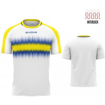 Givova Radio sada 15 fotbalových dresů žlutá/modrá 0702