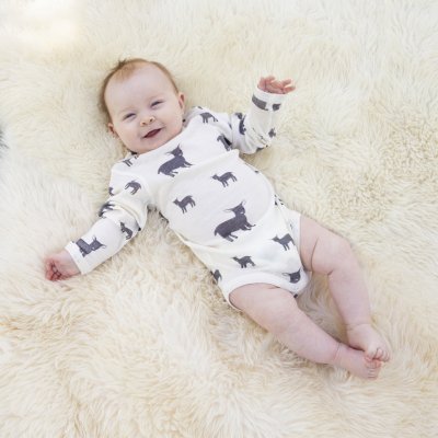 Merino body bílý beránek SAFA – Zboží Mobilmania