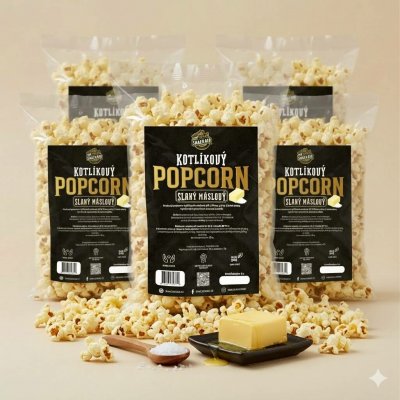 SnackStore.cz Popcorn slaný máslový párty balík 5 x 2 l – Sleviste.cz