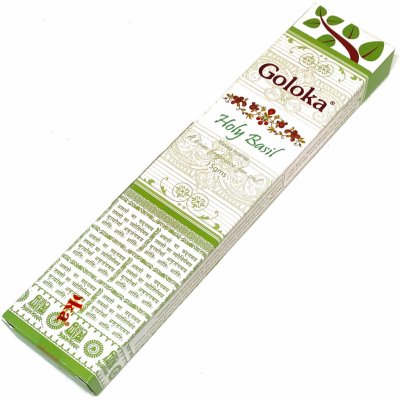 Goloka Indické vonné tyčinky Masala Holy Basil 15 g – Hledejceny.cz