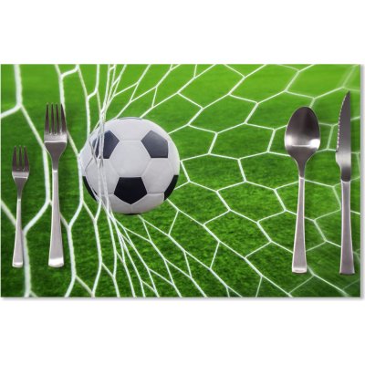 Sablio prostírání Fotbalový míč v bráně 40x30cm – Zboží Mobilmania