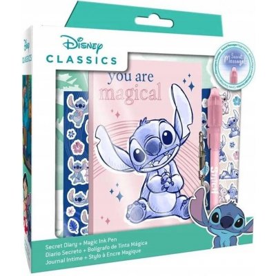 Disney Lilo & Stitch Stitch set s blokem – Zboží Mobilmania