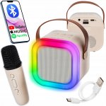 Bezdrátový karaoke mikrofon s RGB Bluetooth reproduktorem – Sleviste.cz