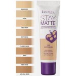 Rimmel London Stay Matte Liquid Mousse Foundation Pěnový make-up 100 Ivory 30 ml – Sleviste.cz