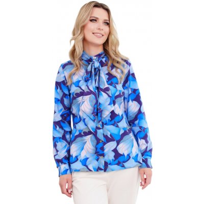 Wadima dámská halenka s dlouhým rukávem 1N3121 275 modrá – Zboží Dáma