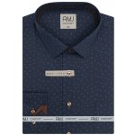 AMJ Slim Fit Comfort pánská košile dlouhý rukáv VDSER 1487 – Zboží Dáma
