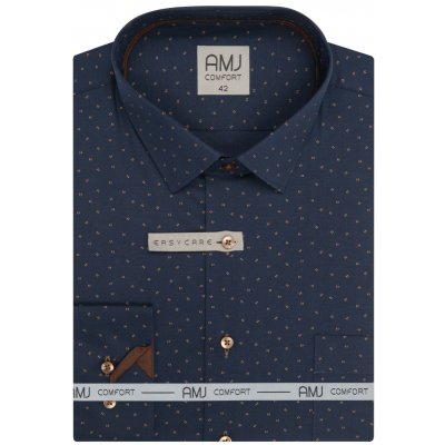 AMJ Slim Fit Comfort pánská košile dlouhý rukáv VDSER 1487 – Zboží Dáma