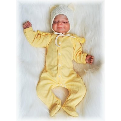 Dětský žlutý overal Proužek – Zboží Dáma