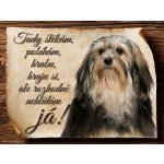 Sport hobby Cedulka Havanský psík II Tady štěkám CP758 15 x 11 cm – Zboží Dáma