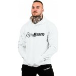 GymBeam mikina PRO Hoodie white – Sleviste.cz