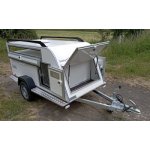 Tomplan Přívěs na přepravu 4 psů DOG 4 SP 750kg+ el. větrání + zav. prostor