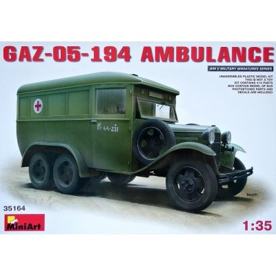 MiniArt GAZ-05 1 94 AMBULANCE 35 1 64 1:35